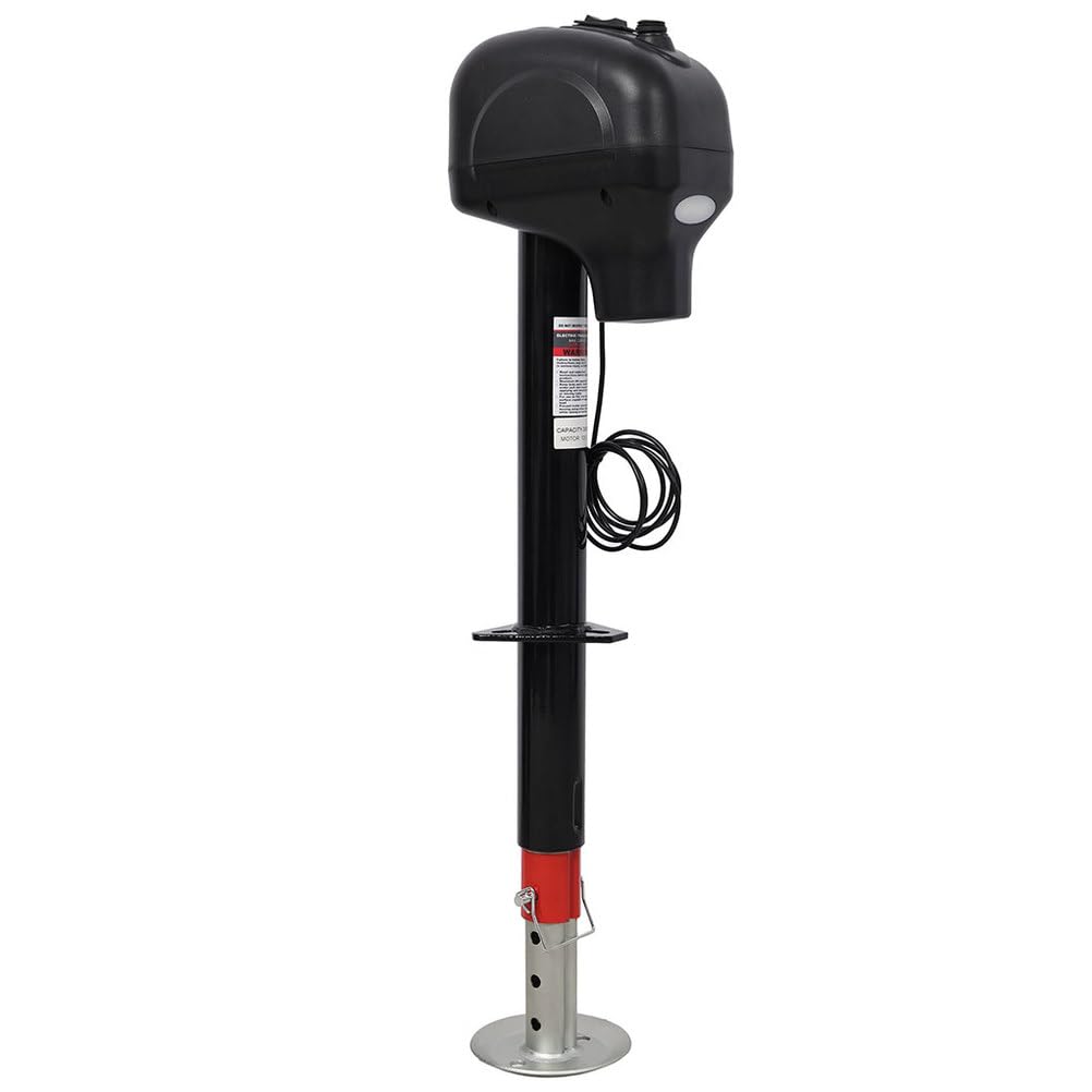 Electric Trailer Jack 3500 LBS 12V DC Power Tongue Jack with Adjustable Drop Leg Y9334