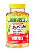 Fish Oil 1000 mg 120 Count Omega-3 Softgels C381656