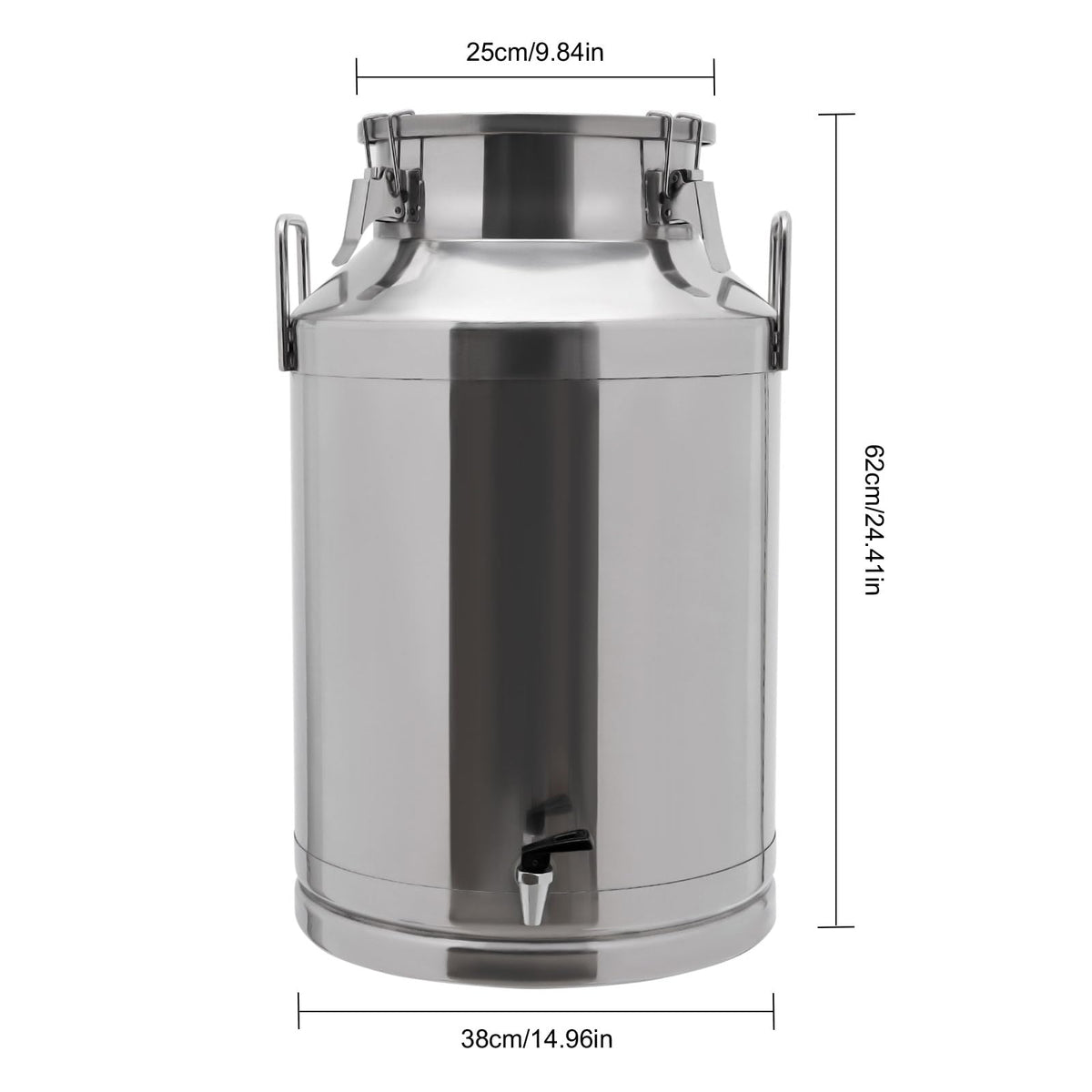 60L Stainless Steel Milk Can with Faucet A49252