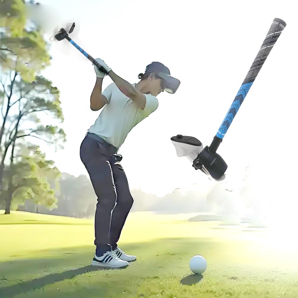VR Golf Club Attachment with Non-Slip Handle Grip F822