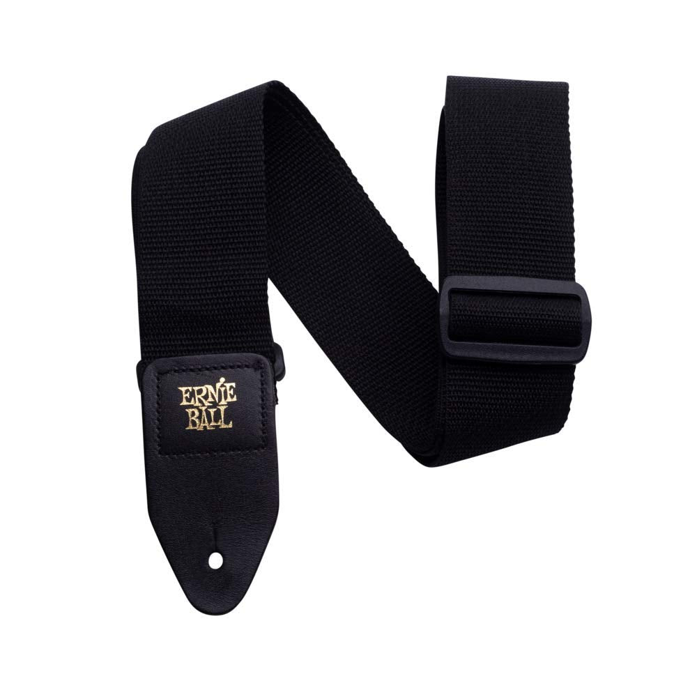 4 String Bass Guitar and Black Guitar Strap Q23223