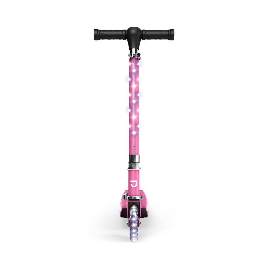 2-Wheel Light-Up Kick Scooter with Adjustable Handlebar and Rear Brake G2370