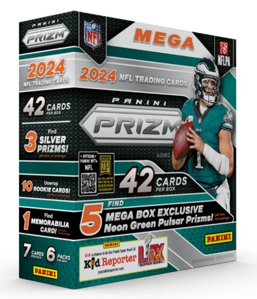 Football Trading Cards Mega Box 42 Cards K50201