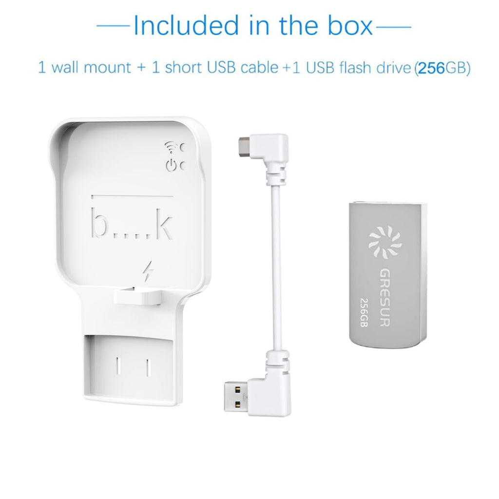 256GB USB Flash Drive with Outlet Wall Mount A603891