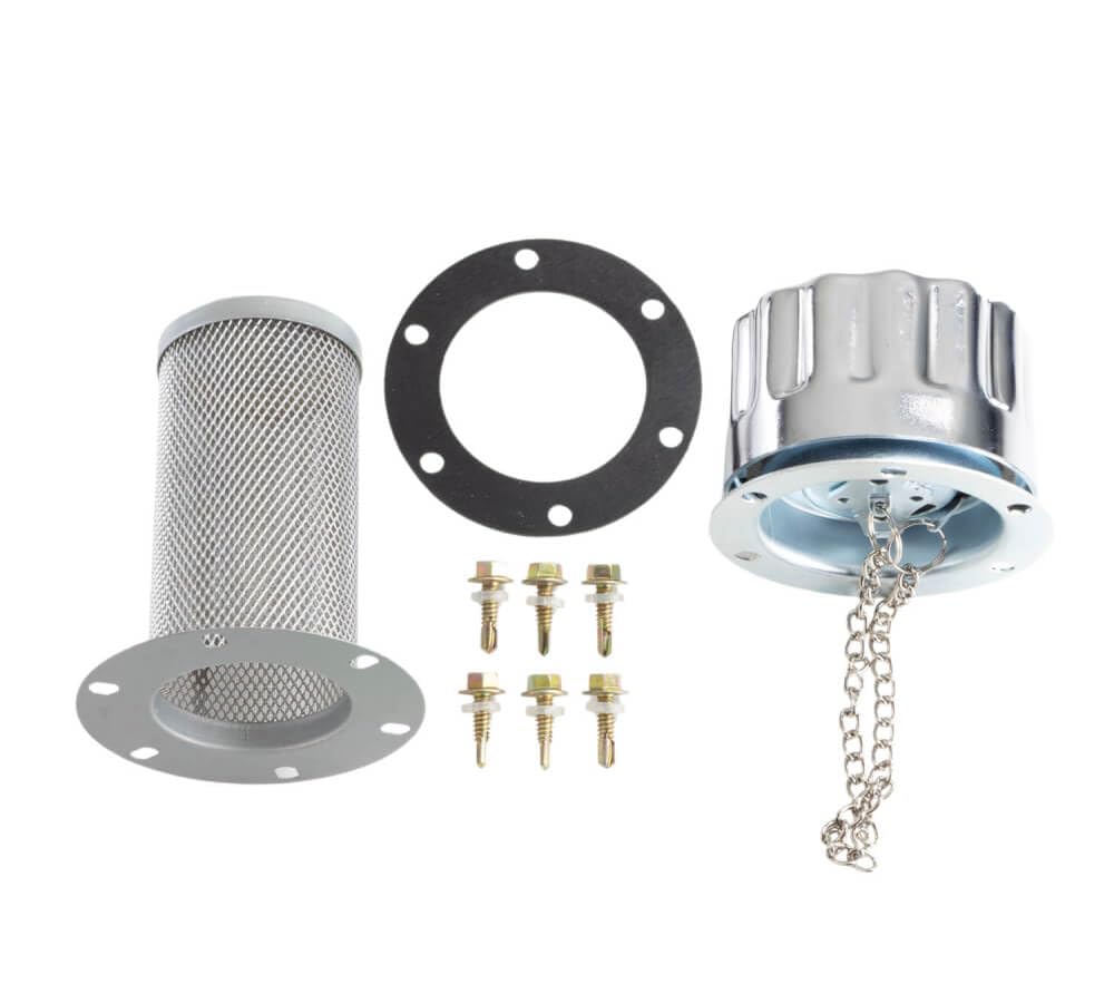 Carbon Steel Hydraulic Tank Breather Cap with Chain V17928