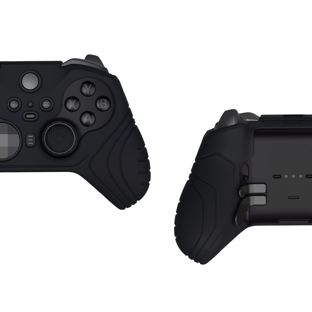 Anti Slip Silicone Case Cover for Xbox Elite Wireless Controller Series 2 with Thumb Grip Caps - Black R412