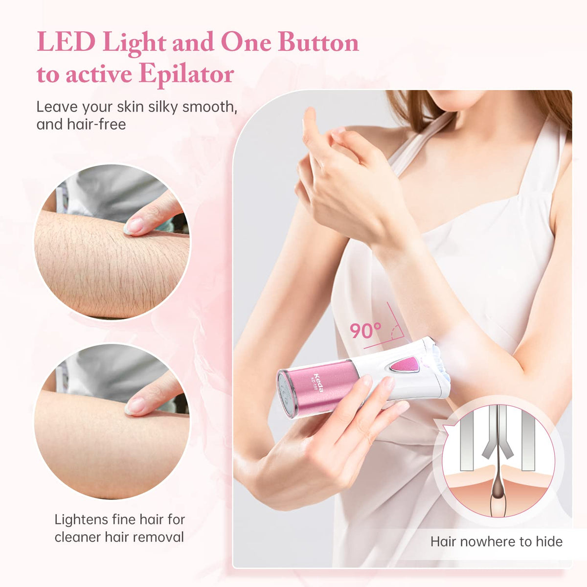 Epilator for Women Face Hair Removal V407