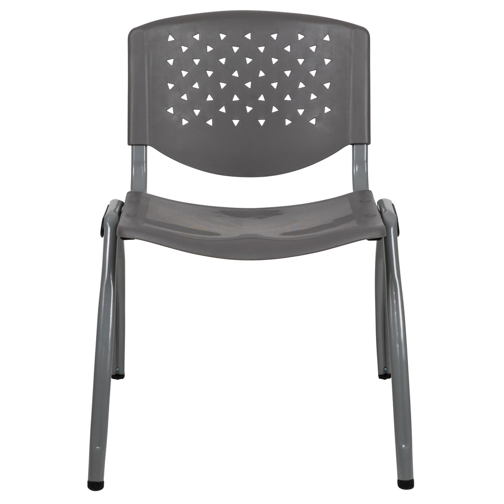 Gray Plastic Stack Chair I592823