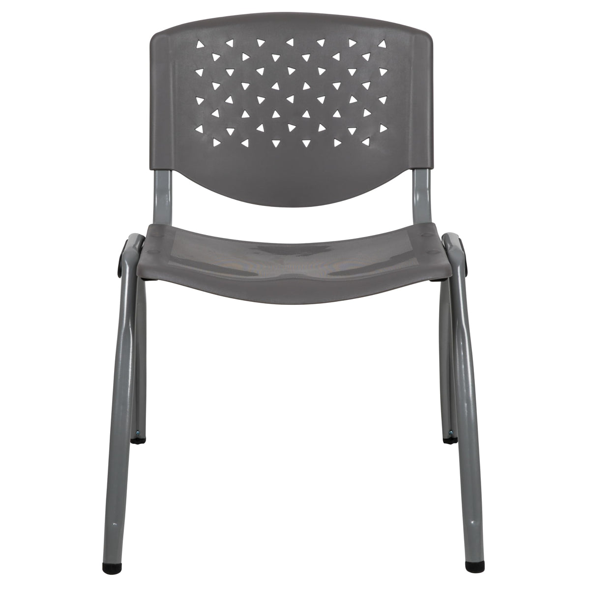 Gray Plastic Stack Chair I592823