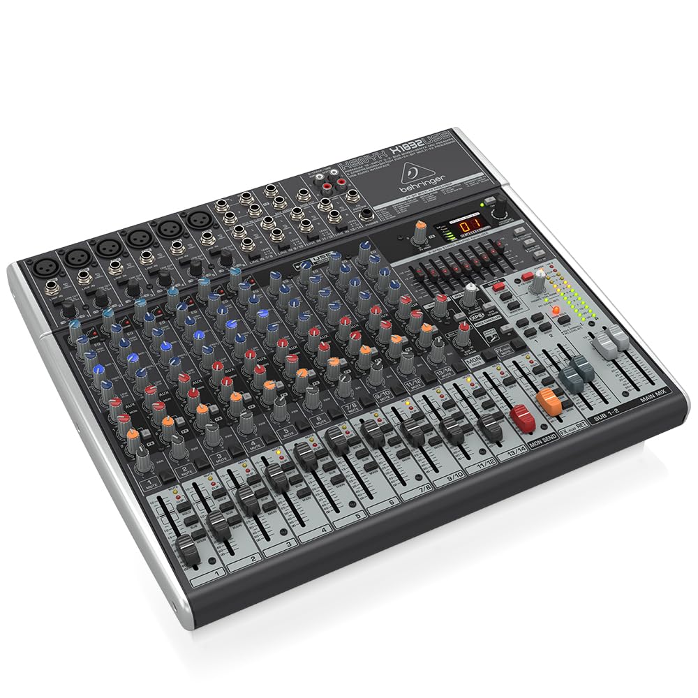 18-Input 3/2-Bus Mixer with Mic Preamps & Compressors L6268