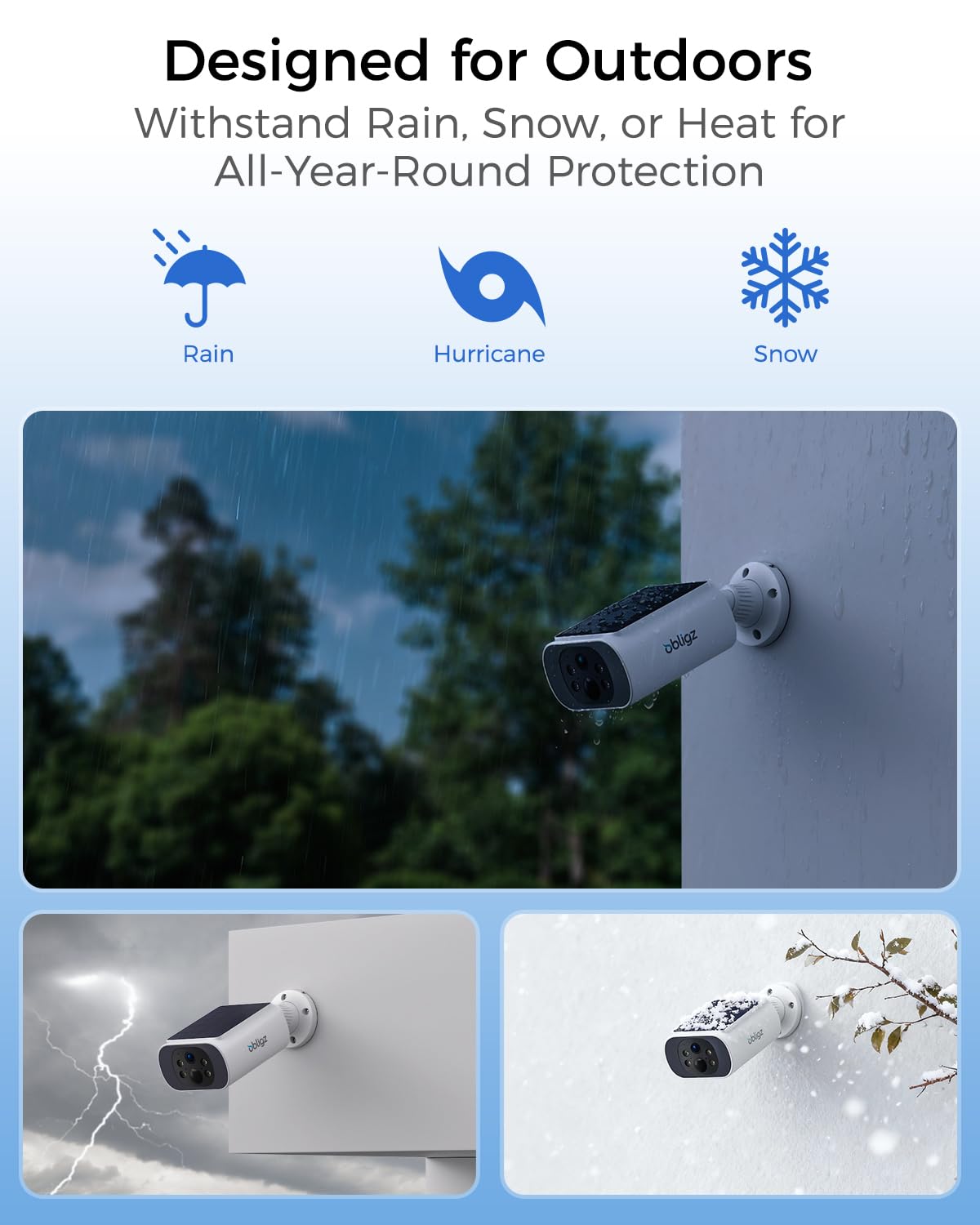 4MP Solar Security Cameras Wireless Outdoor S160