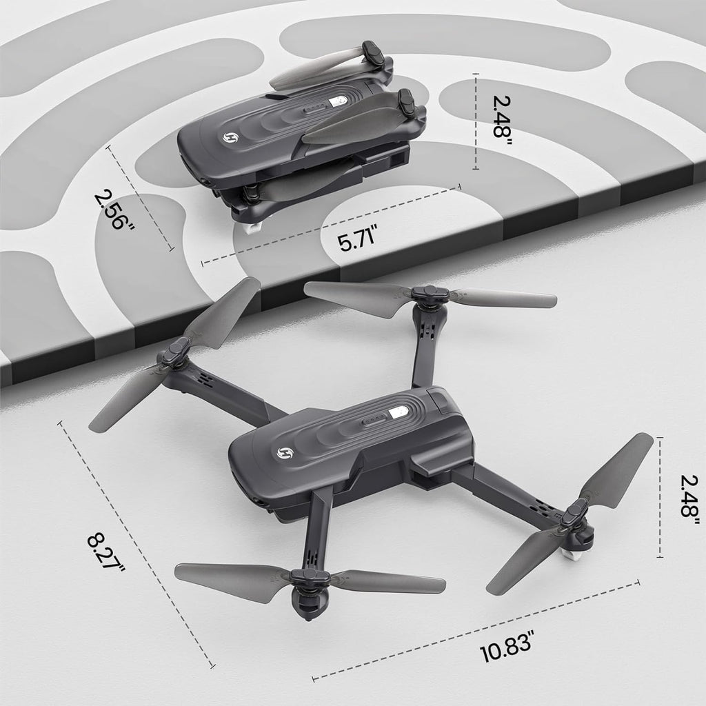 GPS Drone with 4K Camera, Under 249g Foldable RC Quadcopter N698101
