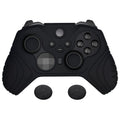 Anti Slip Silicone Case Cover for Xbox Elite Wireless Controller Series 2 with Thumb Grip Caps - Black R412