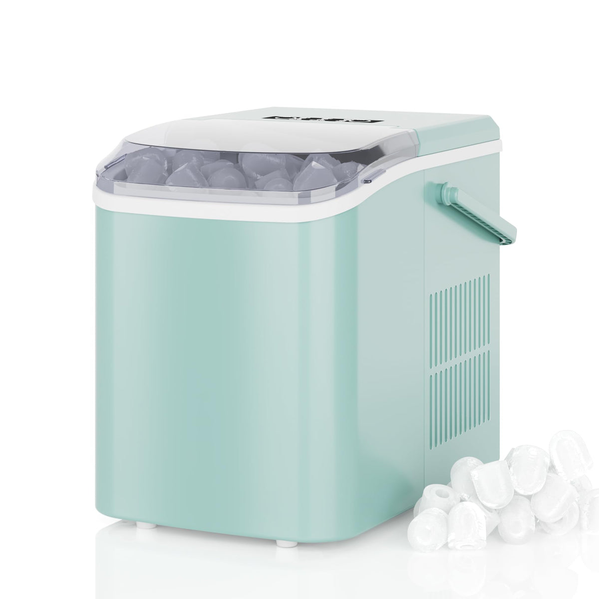Green Portable Countertop Ice Maker I3950