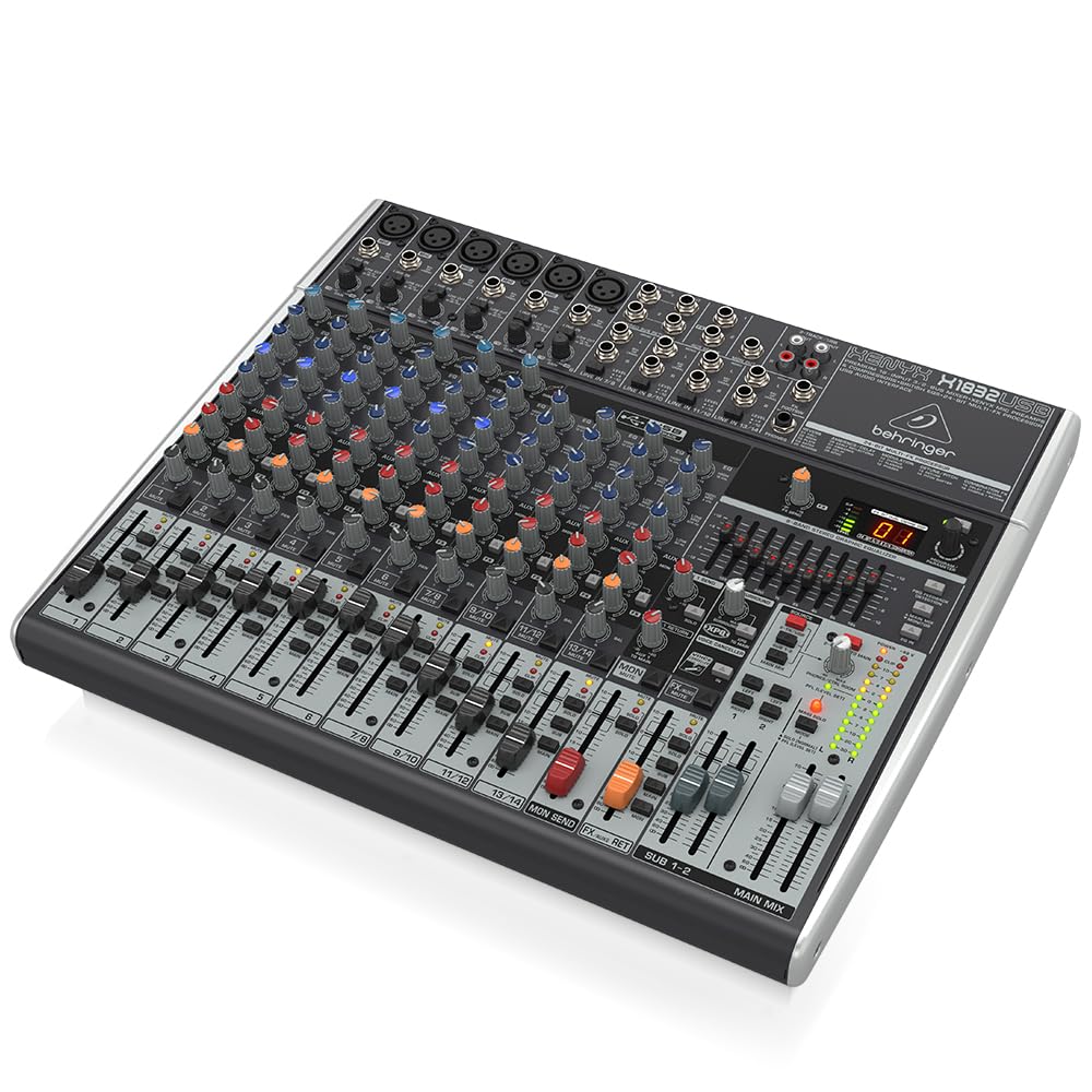 18-Input 3/2-Bus Mixer with Mic Preamps & Compressors L6268