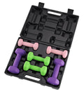 Neoprene Hex Dumbbell Set with Rack G1472