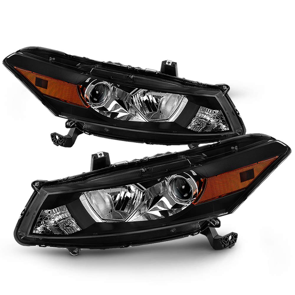 Black Housing Headlights Headlamps D64799