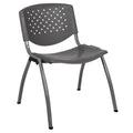 Gray Plastic Stack Chair I592823