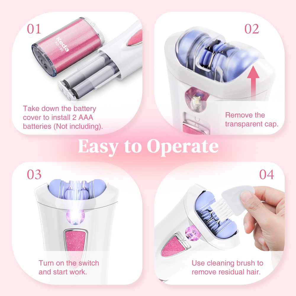 Epilator for Women Face Hair Removal V407