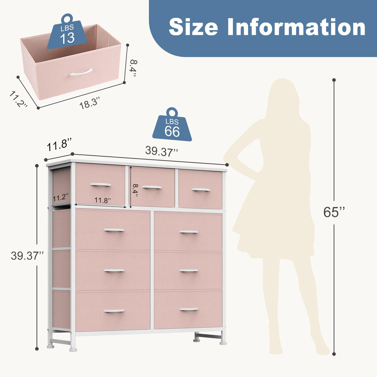 9 Drawer Dresser D128