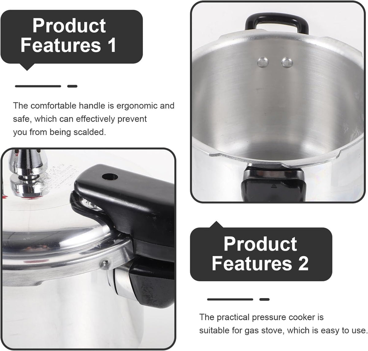 2L Aluminum Pressure Cooker C61215