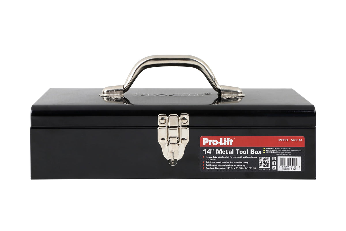 14-inch Metal Tool Box with Handle T7276