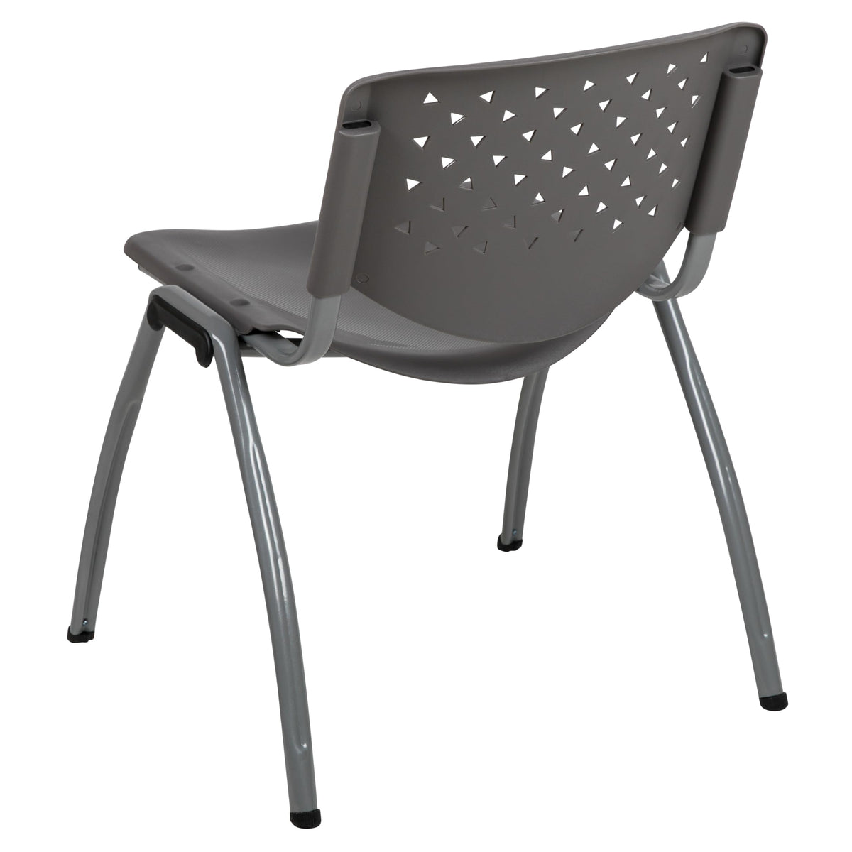 Gray Plastic Stack Chair I592823