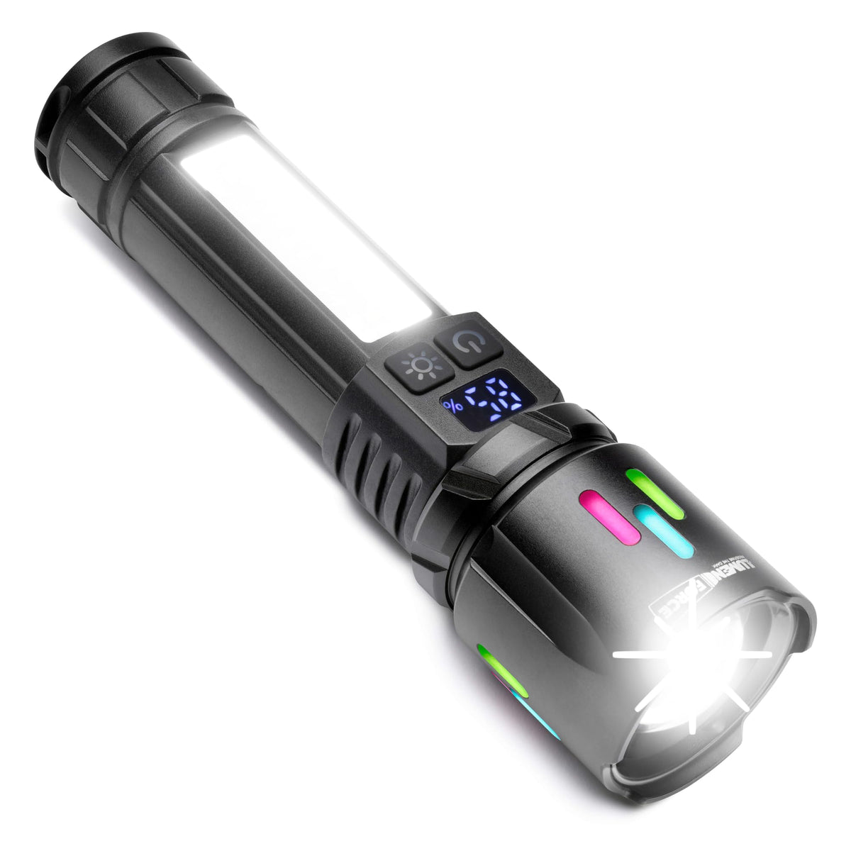 Magnetic Rechargeable Flashlight 1000 Lumen USB-C X967872