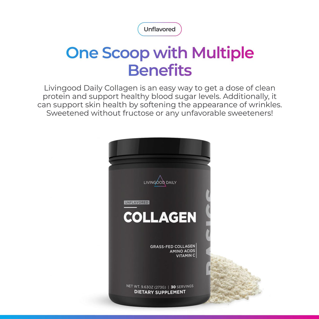 Unflavored Collagen Peptides Powder Type I & III J7157