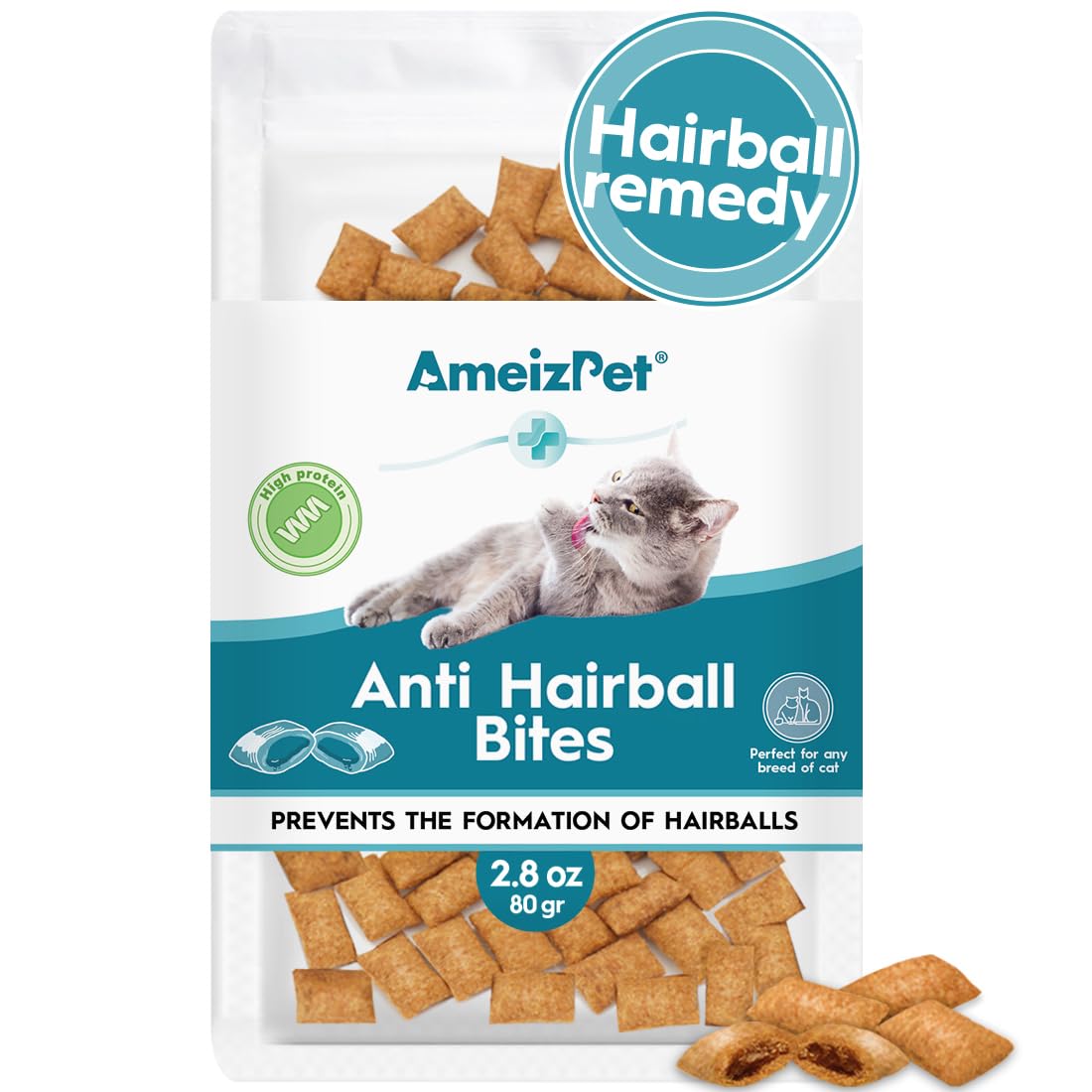 Anti Hairball Cat Biscuits 2.82 oz C34681