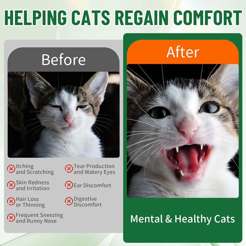 Cat Allergy & Hairball Relief Drops 60ml T12444