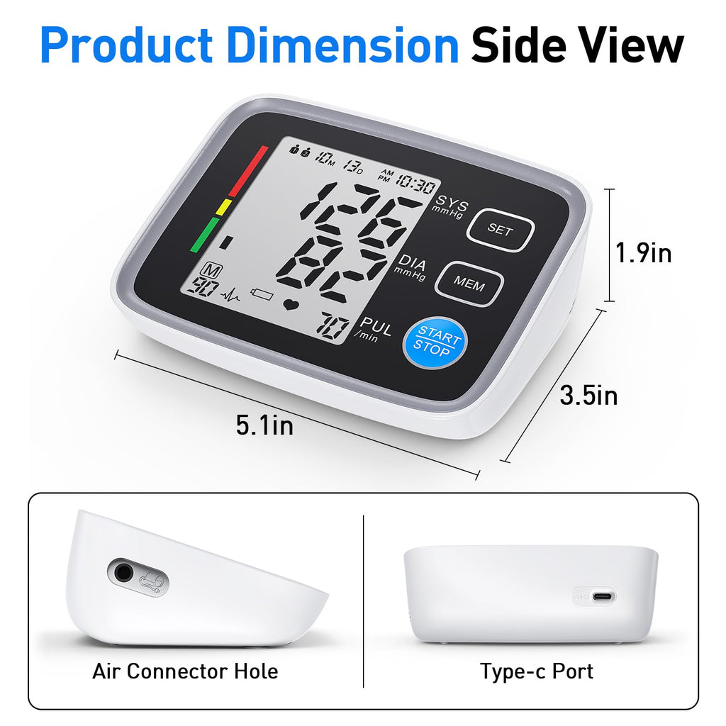 Upper Arm Blood Pressure Monitor 2 Cuff Sizes X372758