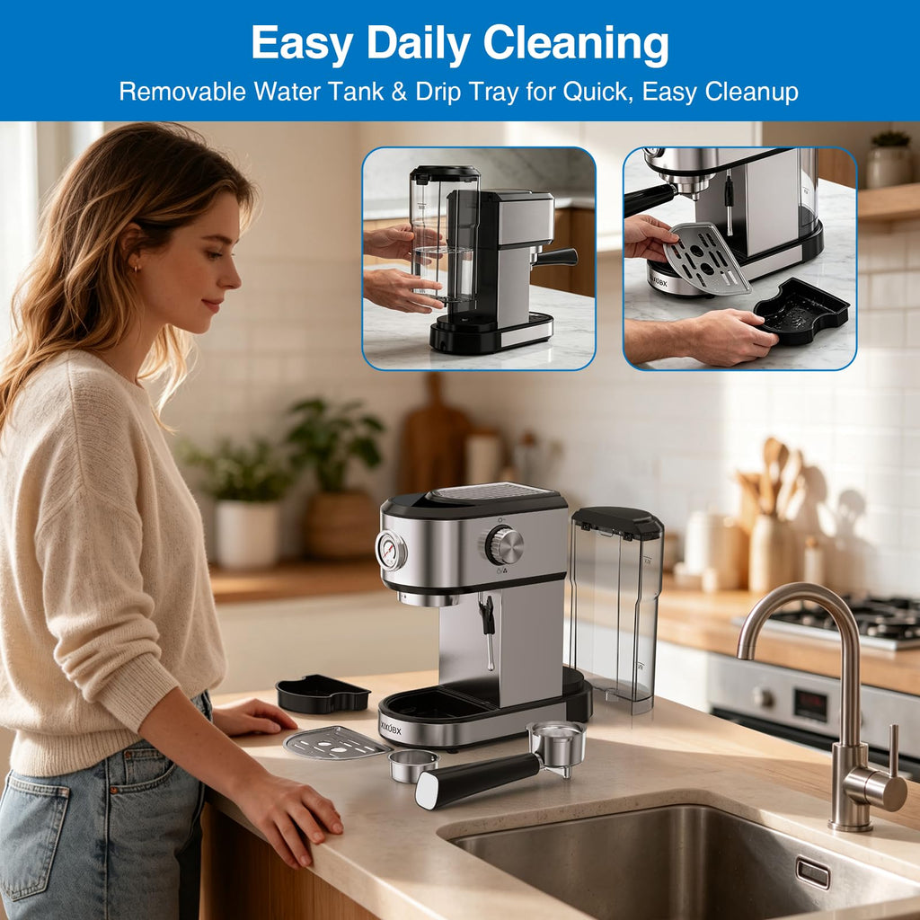20 Bar Espresso Machine with Milk Frother J36971