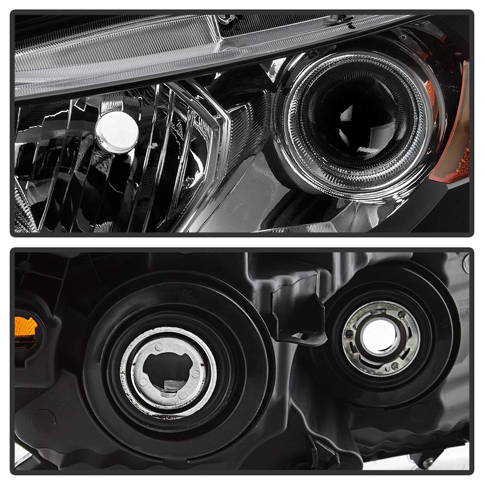 Black Housing Headlights Headlamps D64799