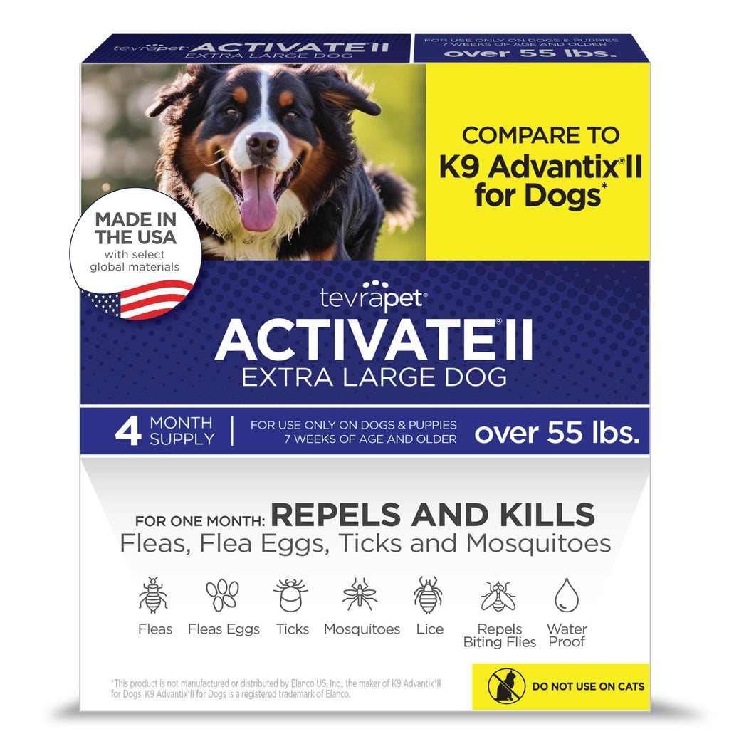 Flea and Tick Prevention for Extra Large Dogs 55+ lbs G9908