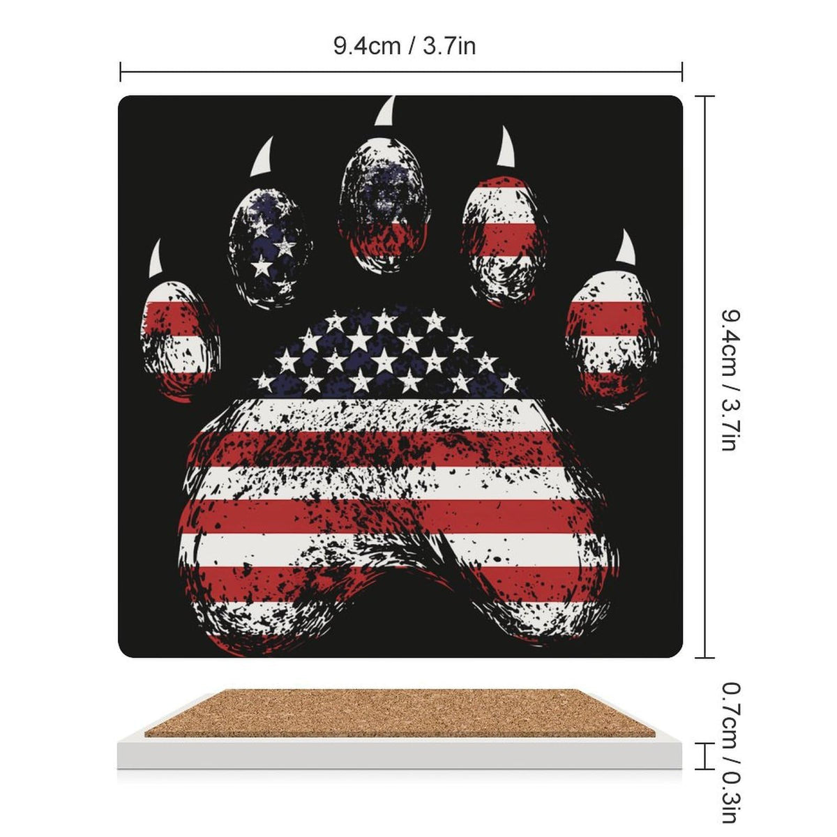 Ceramic Coasters Set B7844