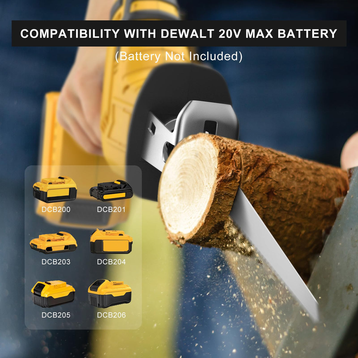 Cordless Reciprocating Saw 150W Variable Speed with 4 Saw Blades I10229