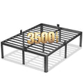 18 Inch Queen Size Metal Platform Bed Frame T633129
