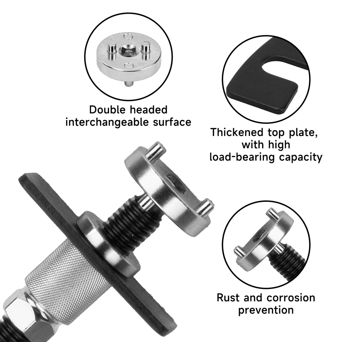 Disc Brake Caliper Piston Rewind Tool 3pcs Set E26508