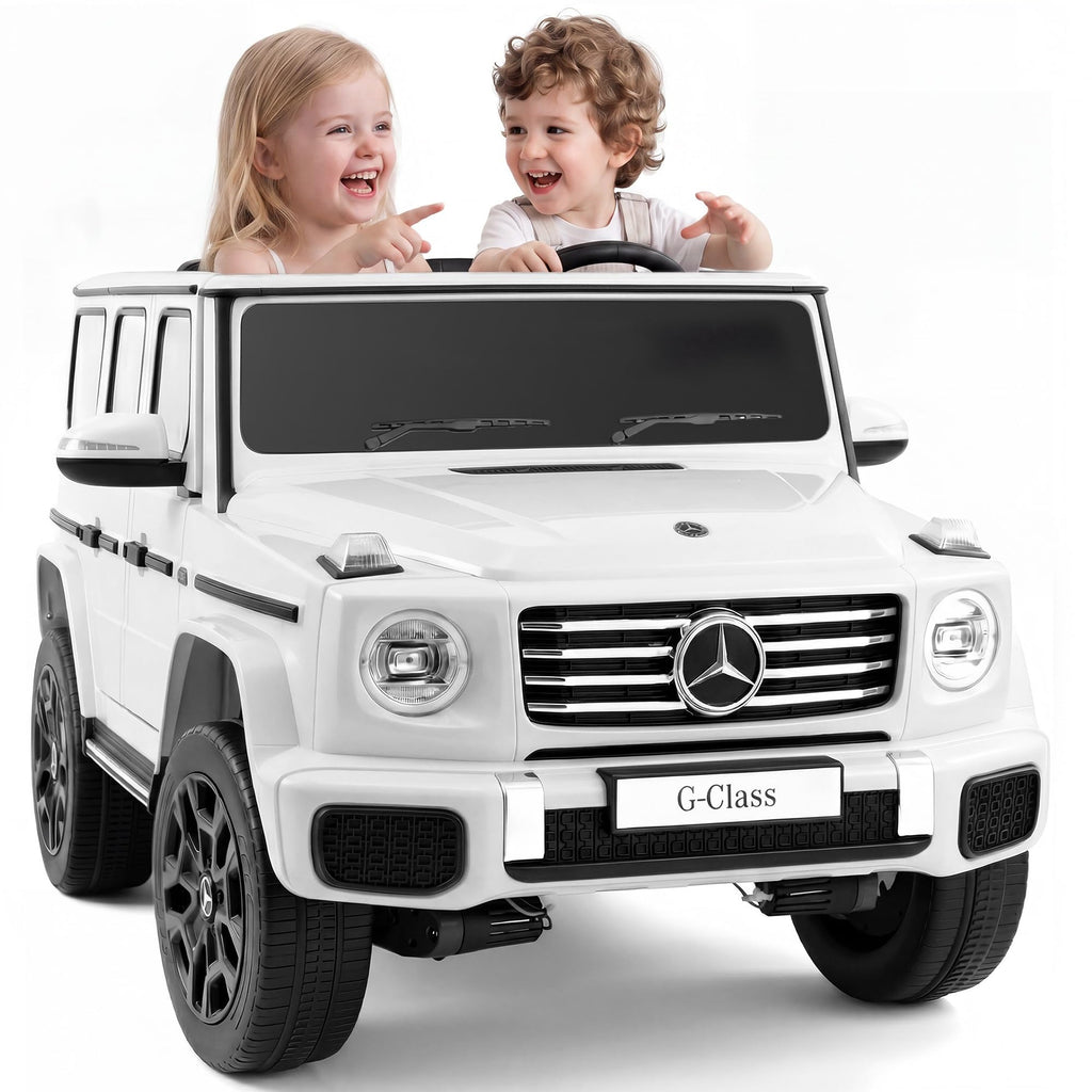 24v 2 Seater Kids Ride on Car with Remote Control White P63796