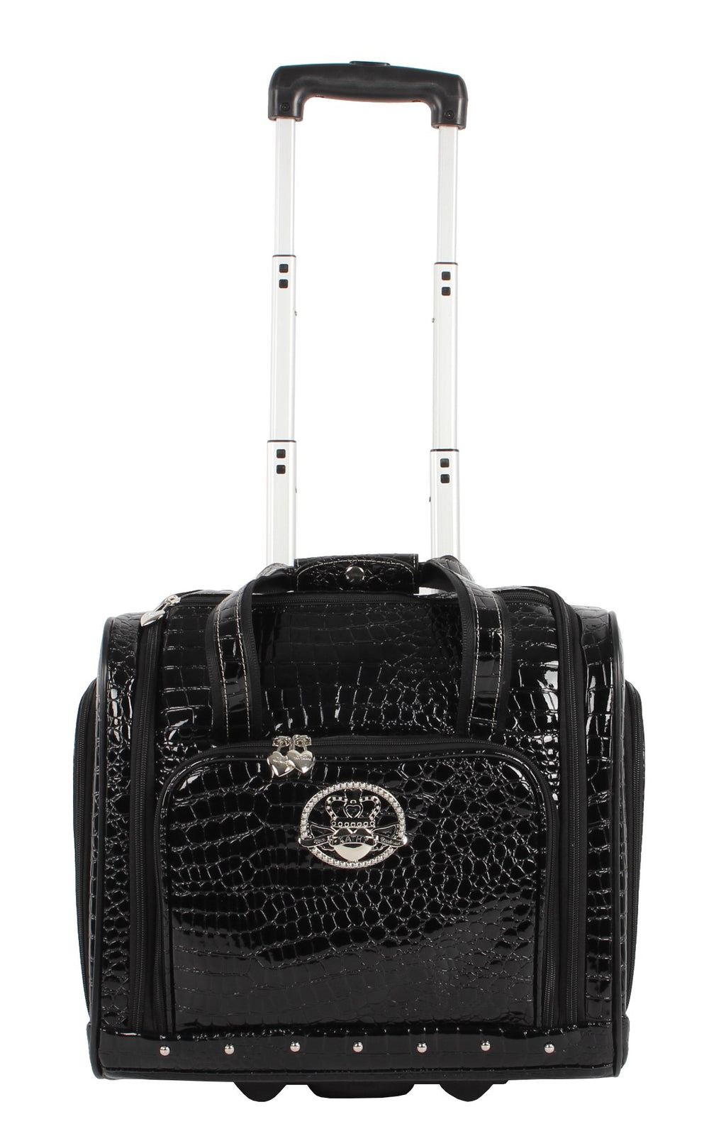 15 Inch Black PVC Underseat Luggage P35365