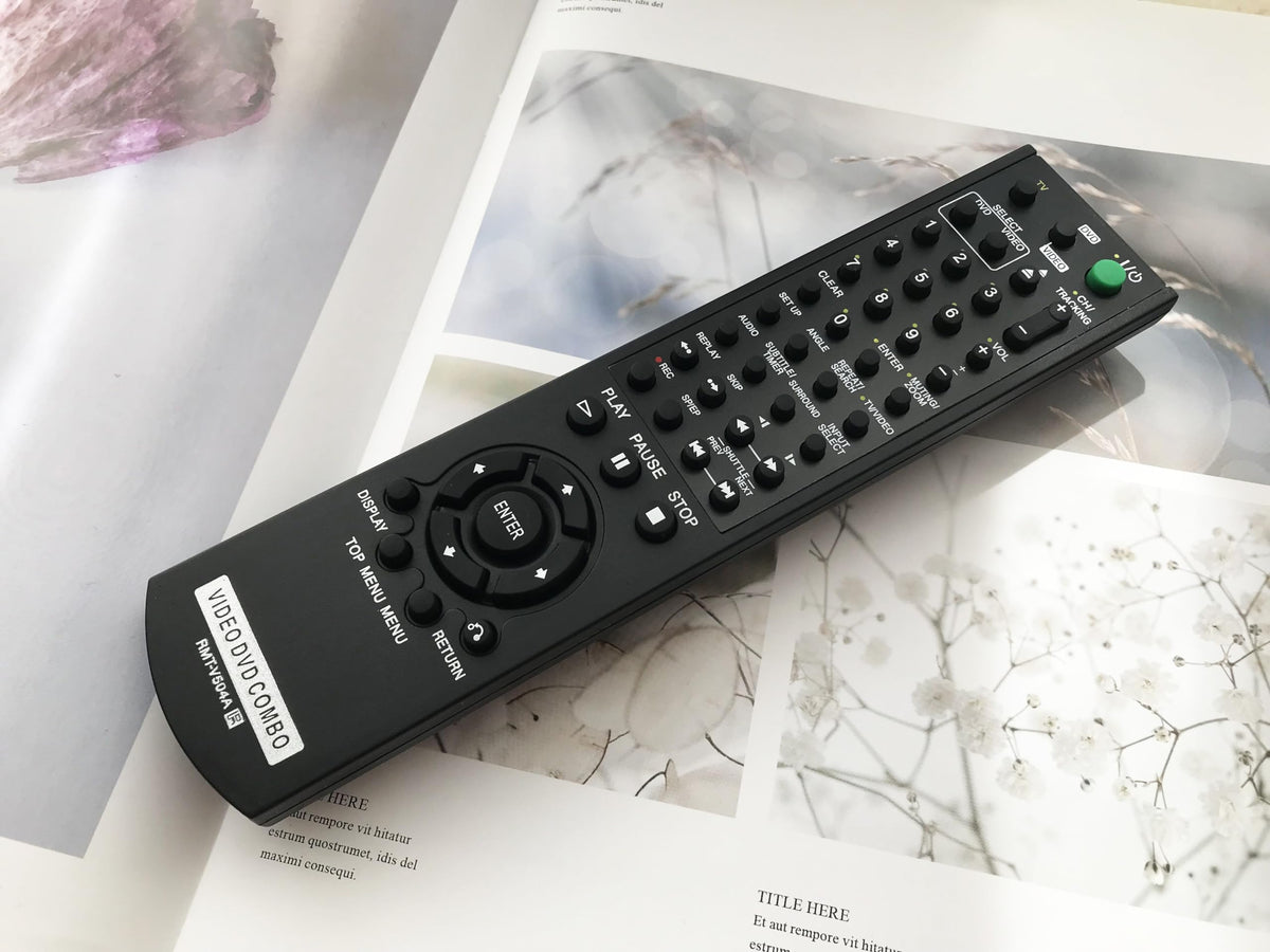Replacement Remote Control for DVD/VHS Combo Player W579