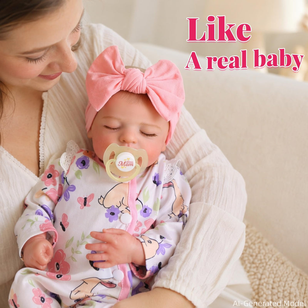 20 Inch Closed-Eye Reborn Baby Doll Q934
