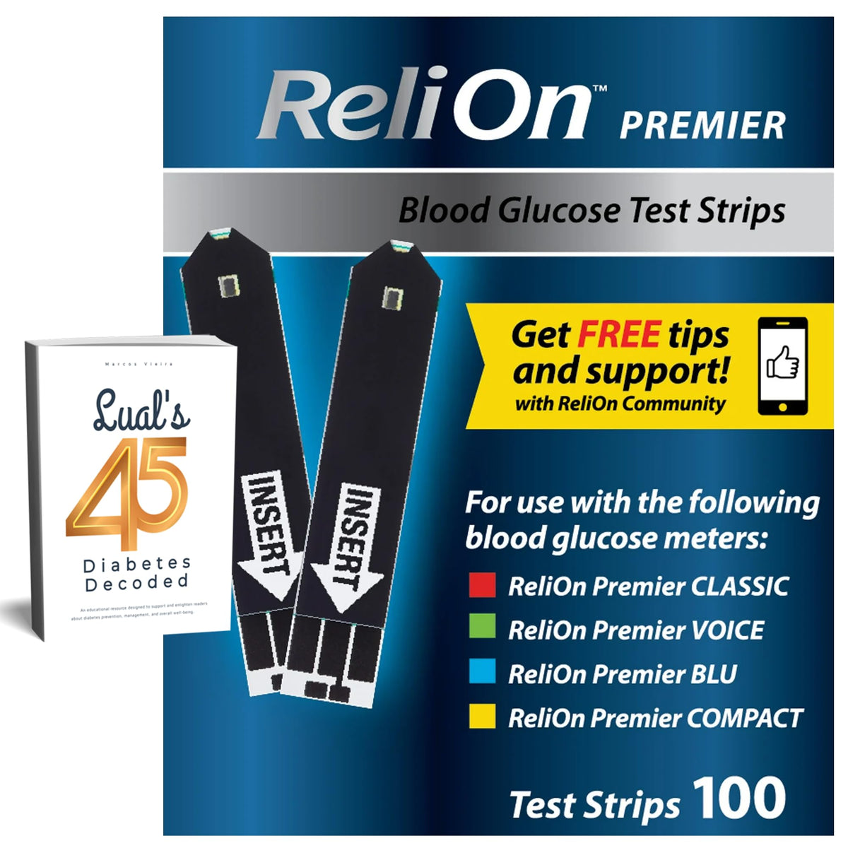 Blood Glucose Test Strips 100 ct O744