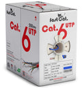 Cat 6 Ethernet Cable 1000ft Blue 23 AWG CMR Solid Bare Copper Y532958