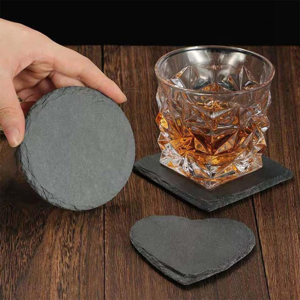 12pcs Natural Stone Cup Coaster F3903