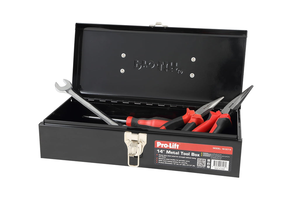 14-inch Metal Tool Box with Handle T7276