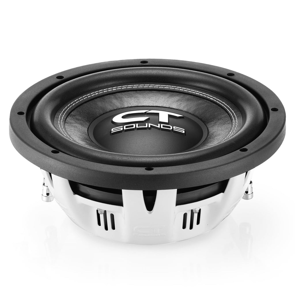 10” Dual 4-Ohm 1000-Watt Shallow Mount Car Subwoofer B21084