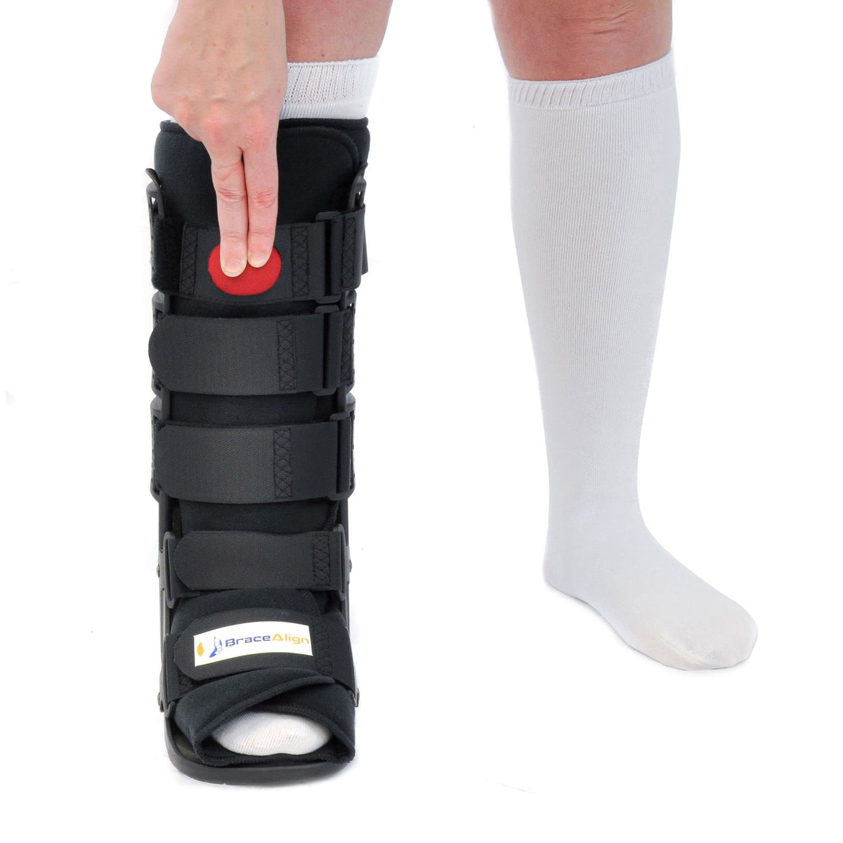 Tall CAM Walker Boot with Ankle & Foot Ice Pack Cold Wrap J6812