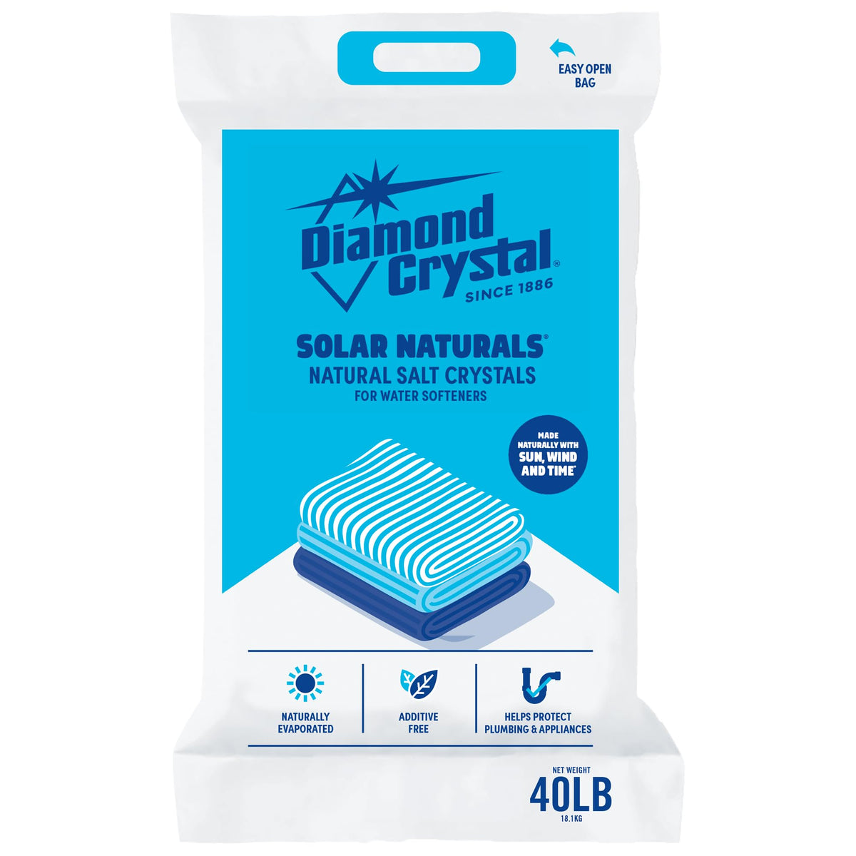 6 Pack Water Softener Salt, 40 lbs V5556